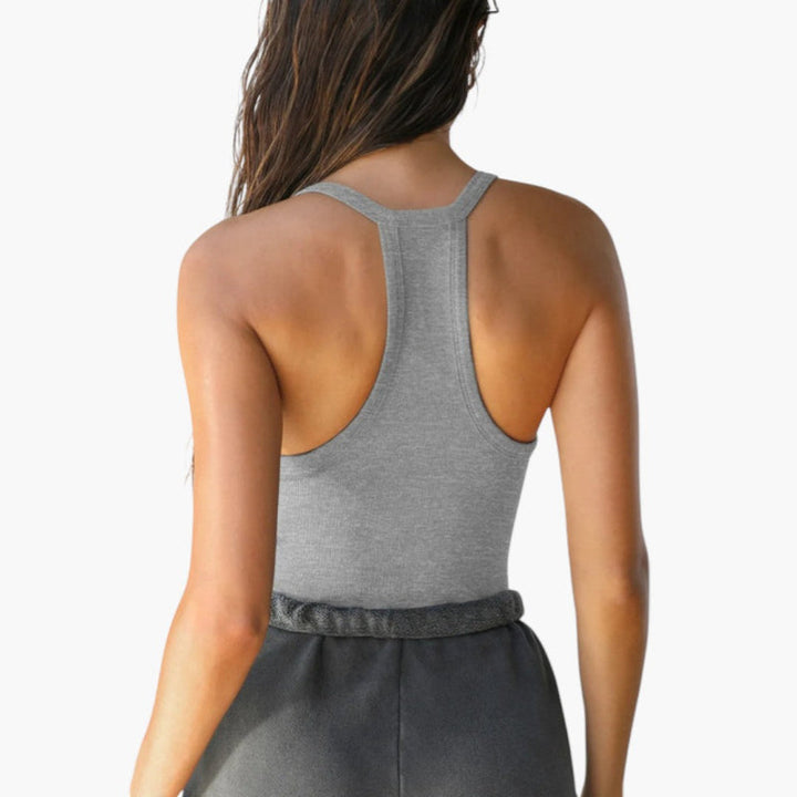 Dam Linne | Slimfit | V-Ringad | Sommar