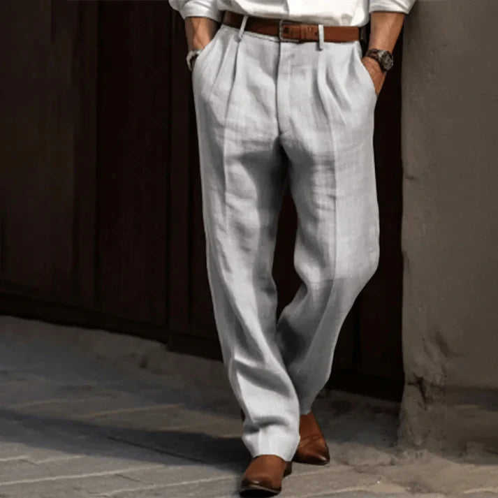 Herr Byxor | Straight | Veckad Front | Sommar