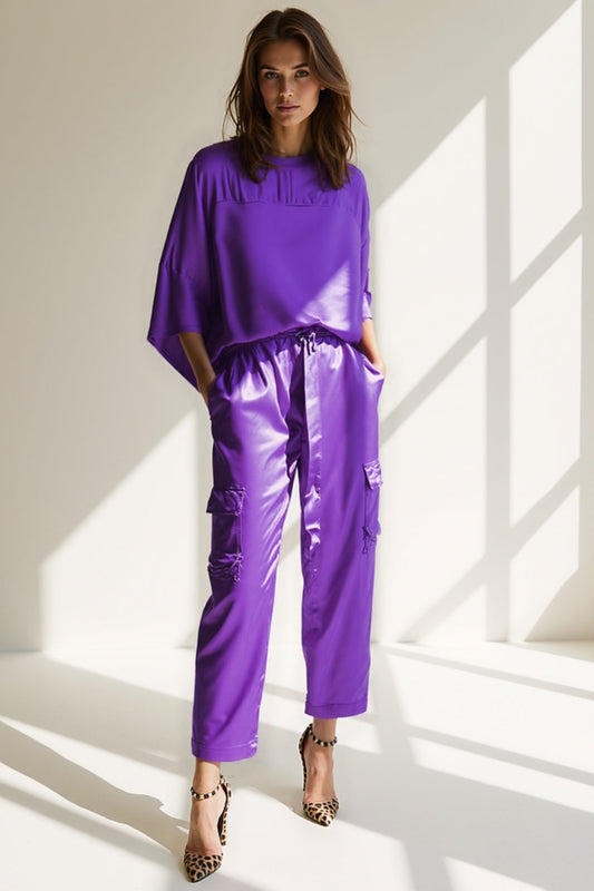 Dam Set | Cargo Stil | Rak Silhuett | Sommar