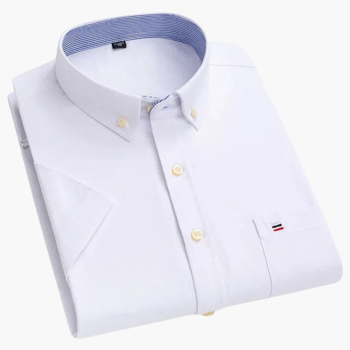 Herr Skjorta | Elegant | Kort Ärm | Sommar