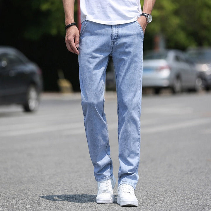 Herr Jeans | Straight | Med Knapp | Sommar