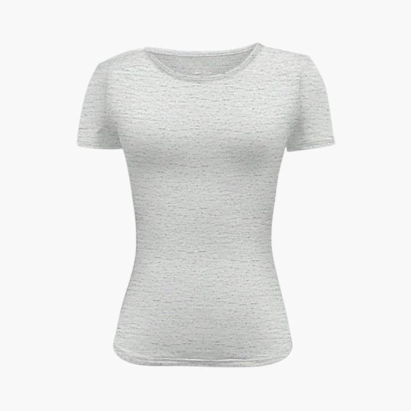 Dam Topp | Slimfit | Kort Ärm | Sommar