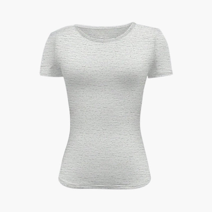 Dam Topp | Slimfit | Kort Ärm | Sommar