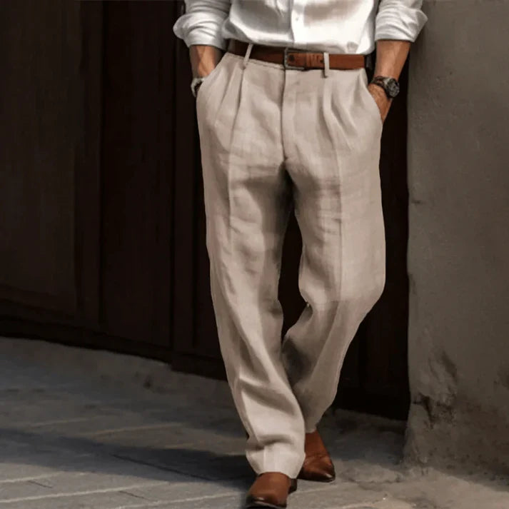 Herr Byxor | Straight | Veckad Front | Sommar