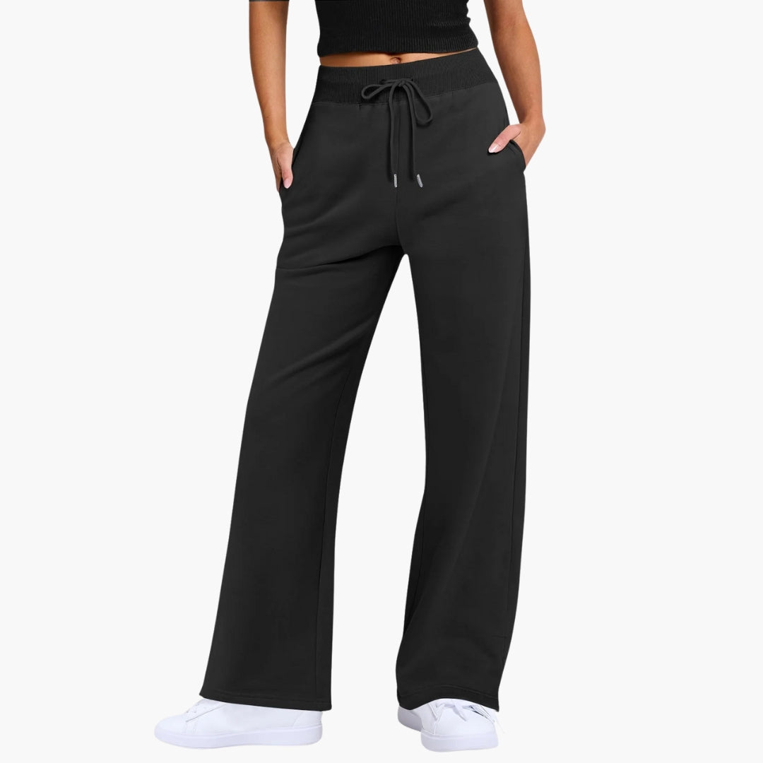 Dam Byxor | Wide Leg | Dragsko Midja | Sommar