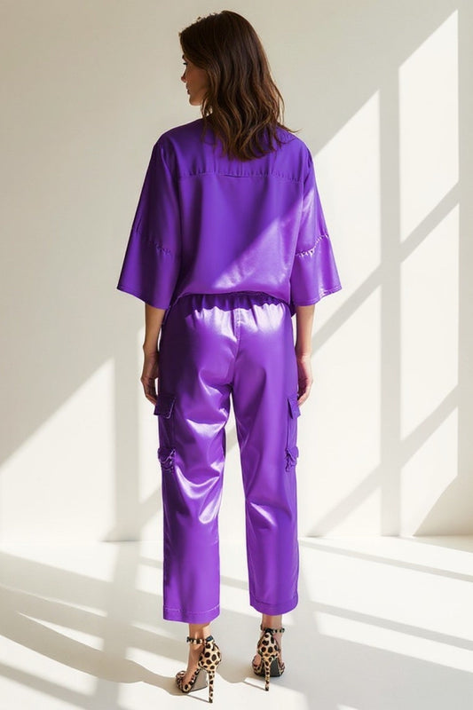 Dam Set | Cargo Stil | Rak Silhuett | Sommar