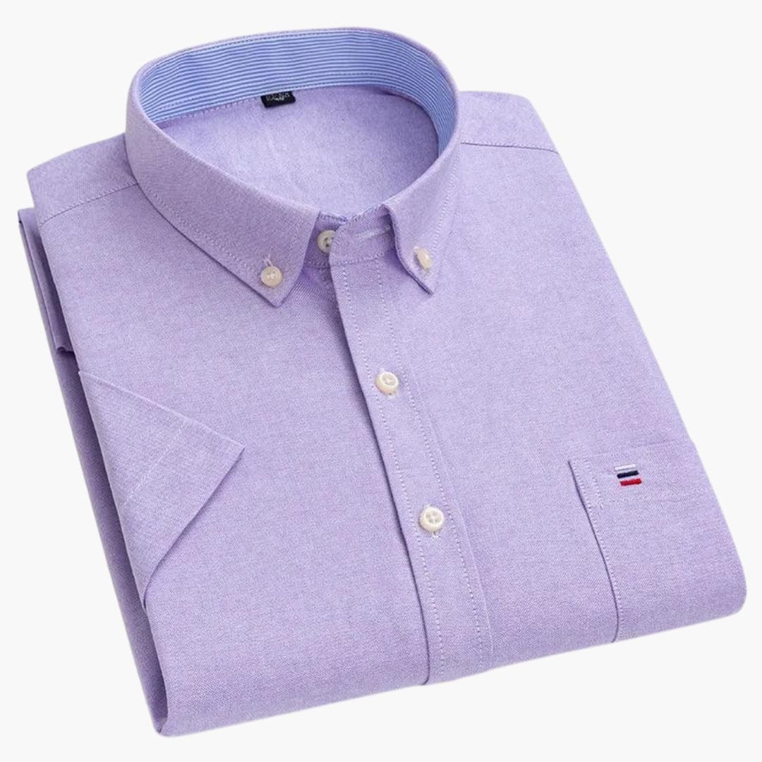 Herr Skjorta | Elegant | Kort Ärm | Sommar