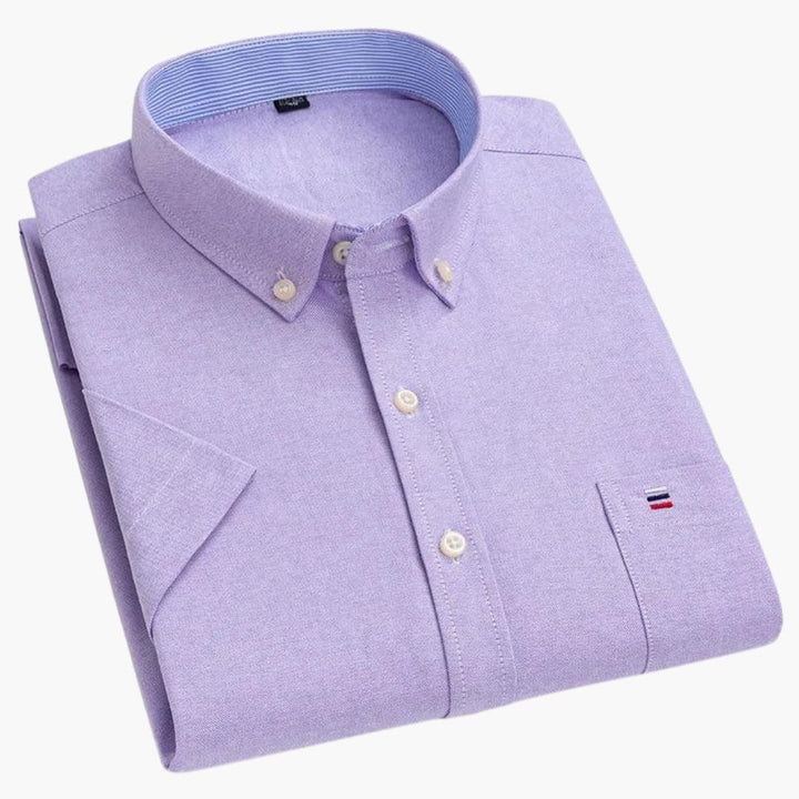 Herr Skjorta | Elegant | Kort Ärm | Sommar