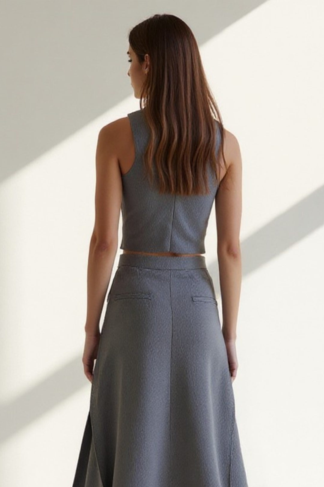 Dam Set | Elegant Midi Silhuett | Med Halterneck | Sommar
