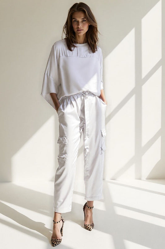Dam Set | Cargo Stil | Rak Silhuett | Sommar