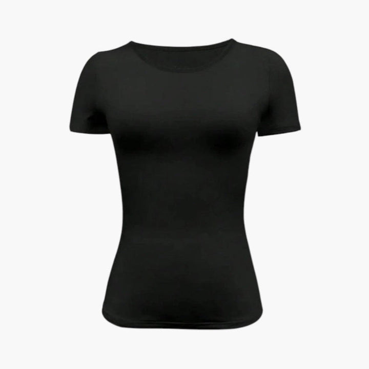 Dam Topp | Slimfit | Kort Ärm | Sommar