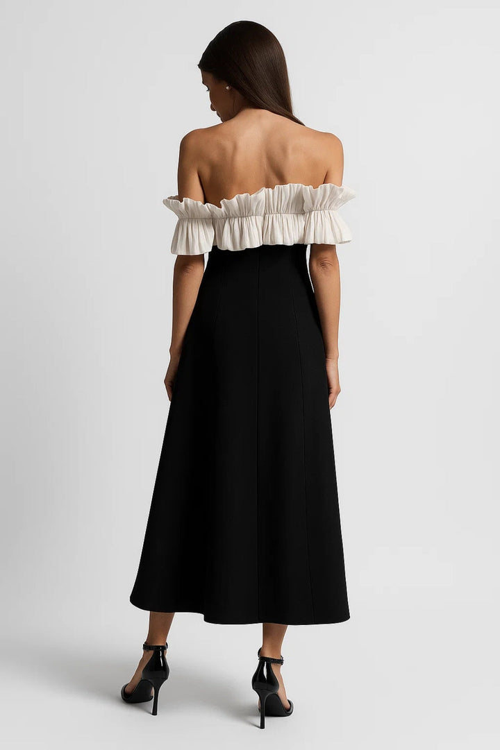Dam Klänning | Elegant A-linje | Off Shoulder | Sommar