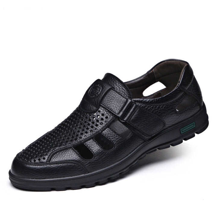 Herr Sandaler | Elegant Komfort | Med Kardborre | Sommar