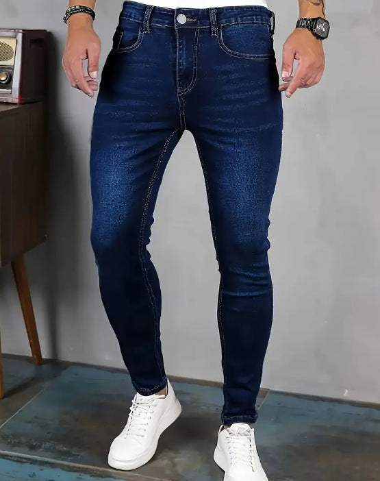 Herr Byxor | Slimfit Tapered | Hög Midja | Sommar