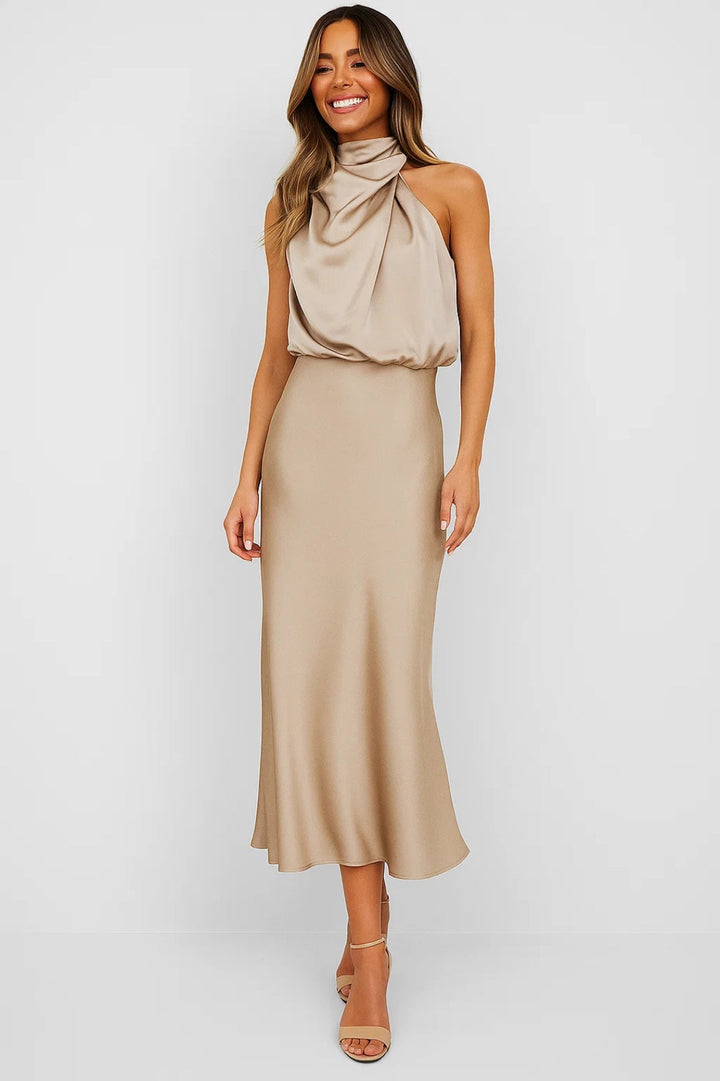 Damer Klänning | Halterneck | Maxi | Sommar