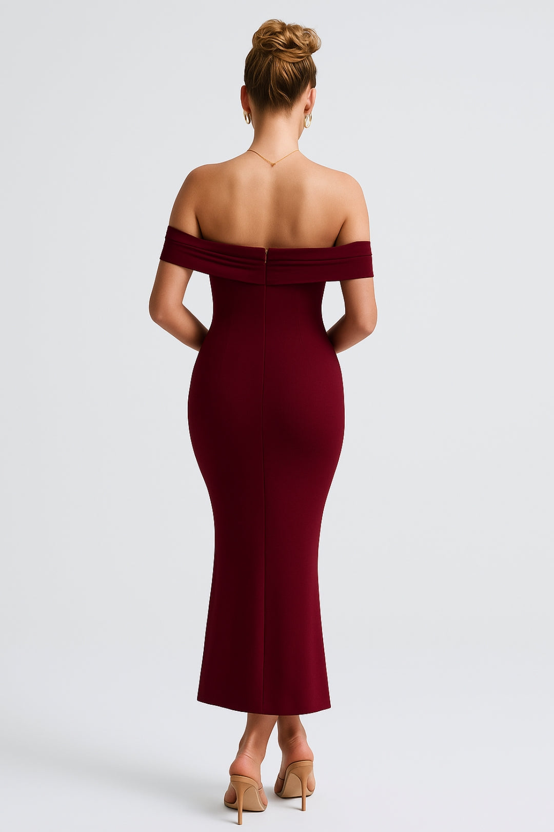 Dam Klänning | Slimfit | Off Shoulder | Sommar