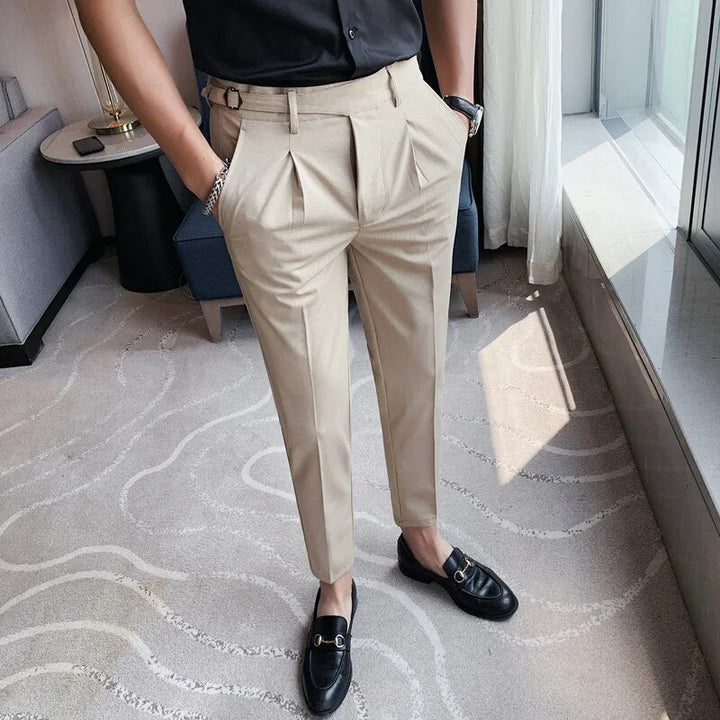Herr Byxor | Tapered | Hög Midja | Sommar