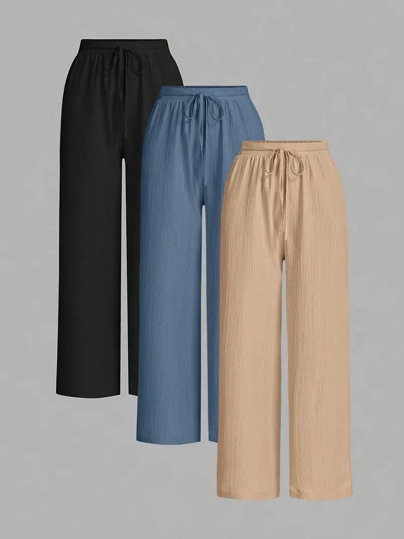 Dams Byxor | Enfärgad & Rätt Ben | All-Season Stil & Mångsidig Passform