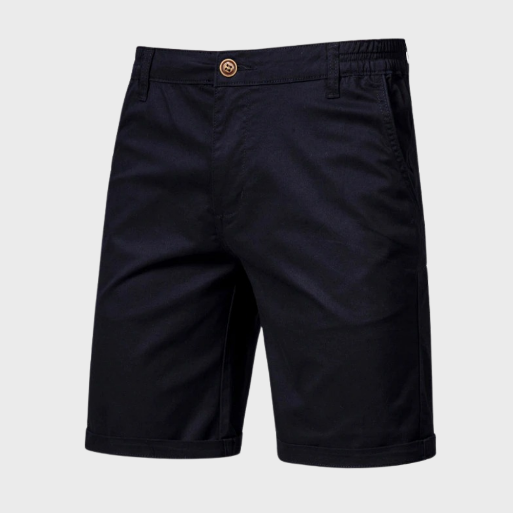 Herr Shorts | Straight Fit | Knappstängning | Sommar