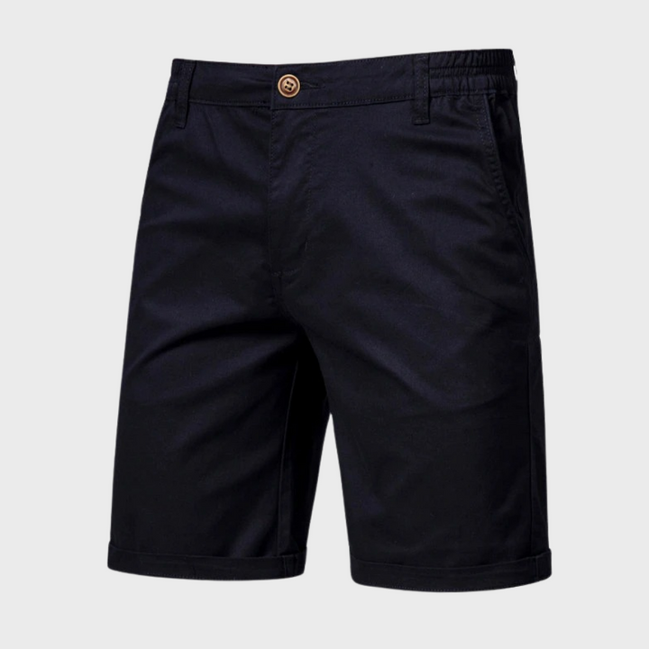 Herr Shorts | Straight Fit | Knappstängning | Sommar