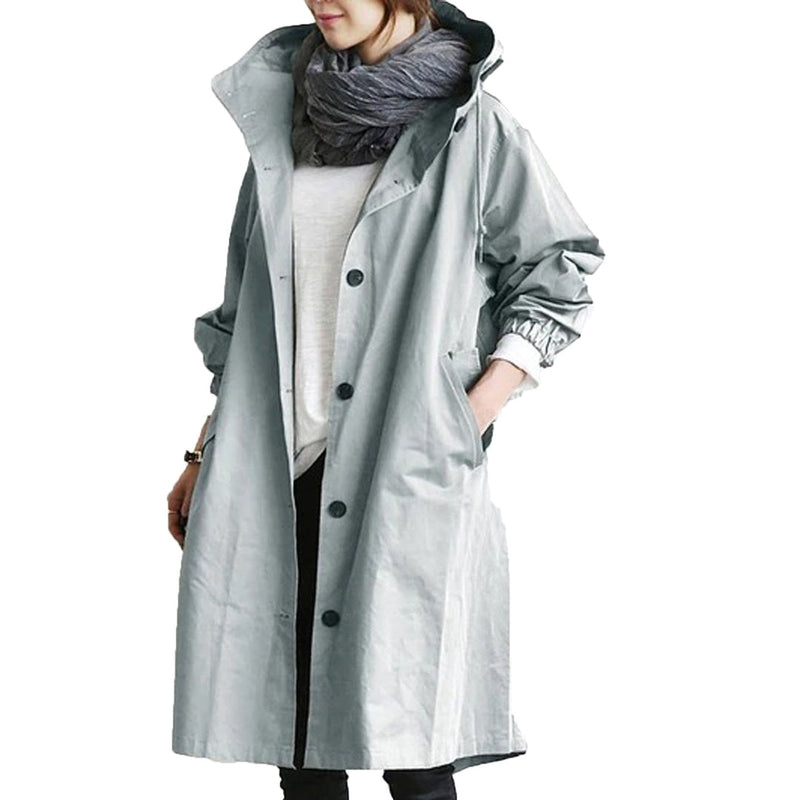 Damregnrock Lång | Elegant & Funktionell | Polyester