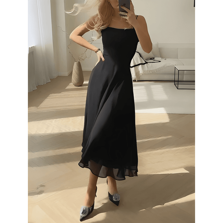 Festklänningar Dam | Elegant A-linjeformad MidiStil | Stilren &amp; Feminin Design