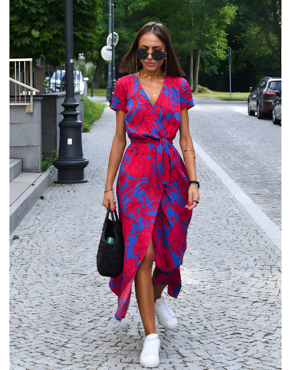 Dam Sommarklänning | Bekväm & Andningsbar | Avslappnat Elegant | Polyester