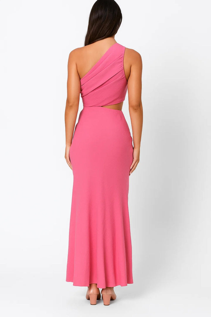 Dam Klänning | Elegant Slimfit | One Shoulder | Sommar