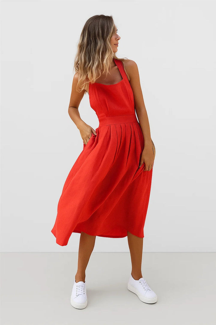 Dam Klänning | Elegant | A-linje | Sommar