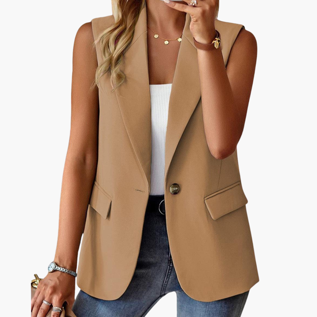 Dam Gilet | Elegant | Utan Ärmar | Sommar
