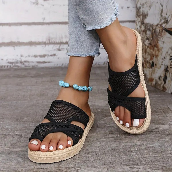 Damsandaler | Slip-on Meshdesign | Lätt & Bekväm | Andningsbart Sommarsko