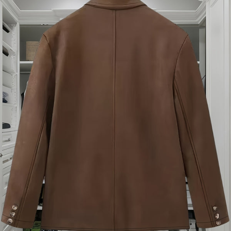 Vinterrock Dam | Vintage Blazerjacka med Knäppning | Elegant