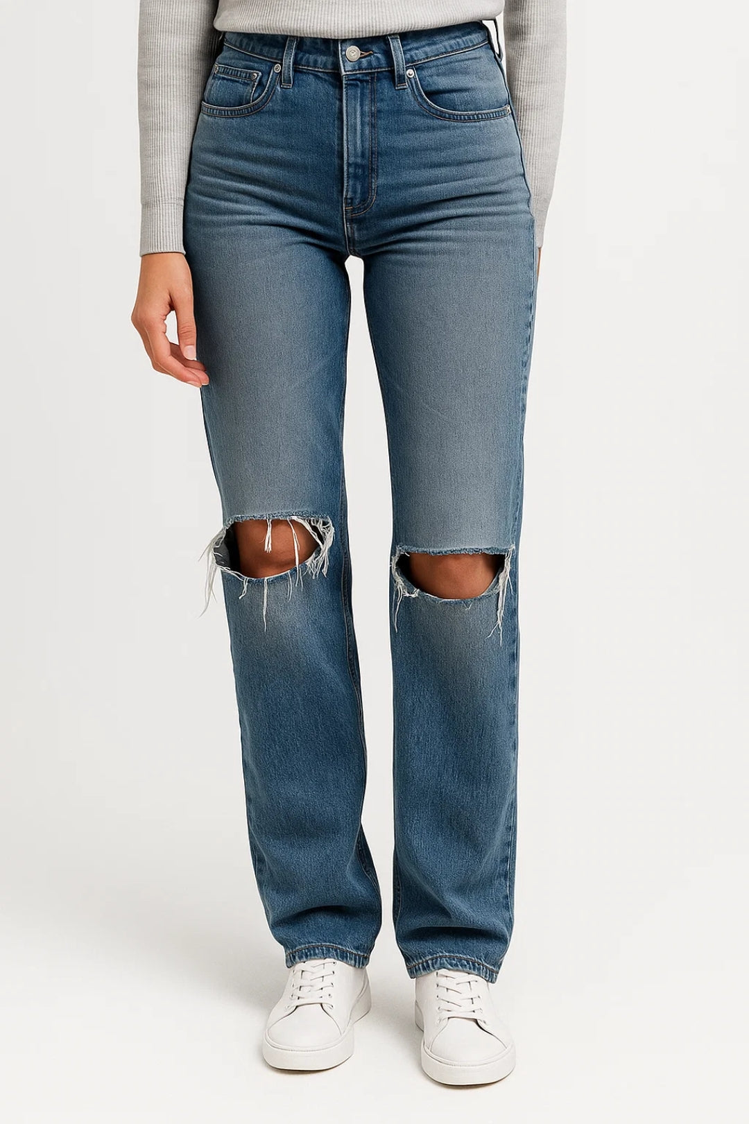 Dam Jeans | Straight | Hög Midja | Vintage