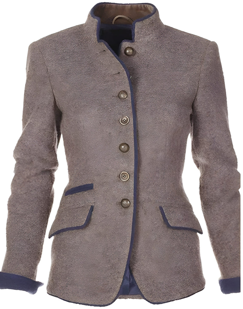 Damjacka Vinter | Retro Color-Block | Slim Fit & Elegant | Polyester