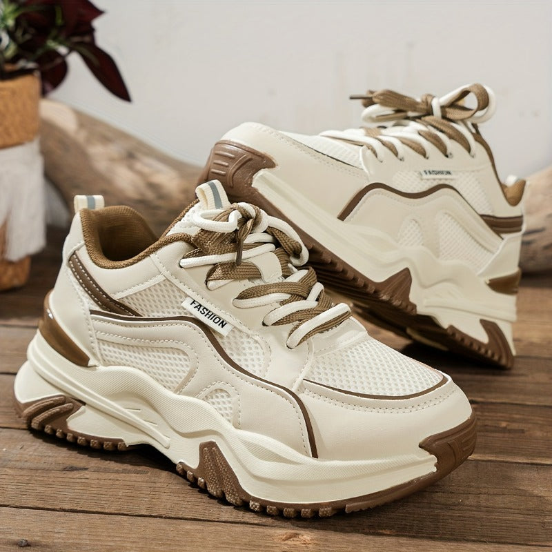 Sneakers för Damer | Elegant Höjd &amp; Dämpad Sula | Perfekta för Vardag &amp; Stadsliv