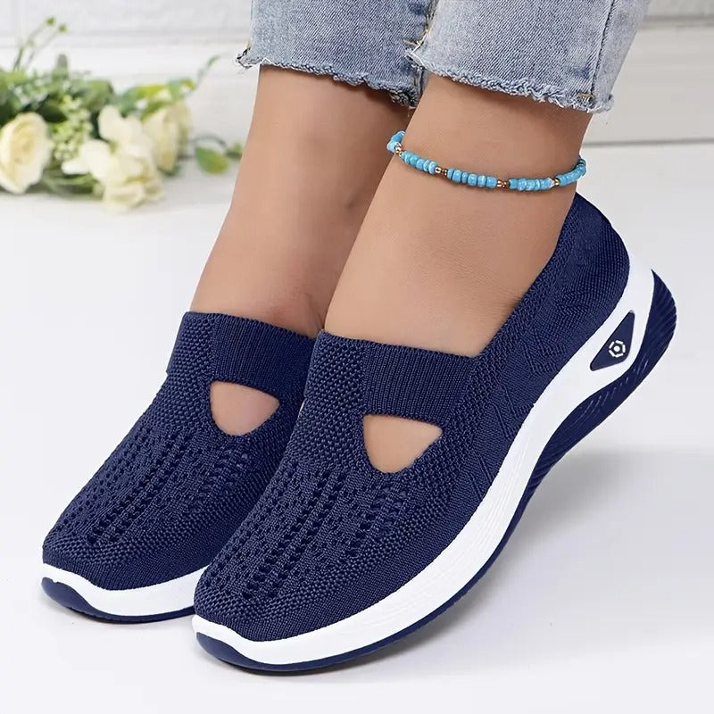 Dams Skor | Ny Stil & Andningsbara | Trendiga Slip-On Sportskor