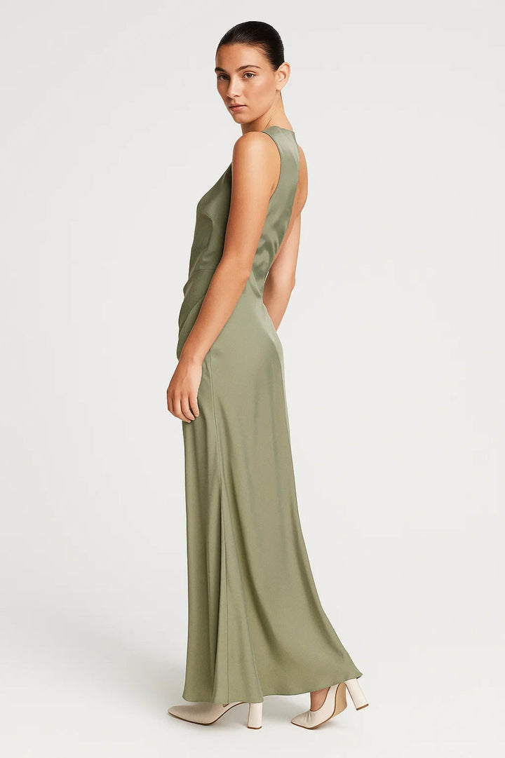 Dam Klänning | Elegant | One Shoulder | Med Slits | Sommar