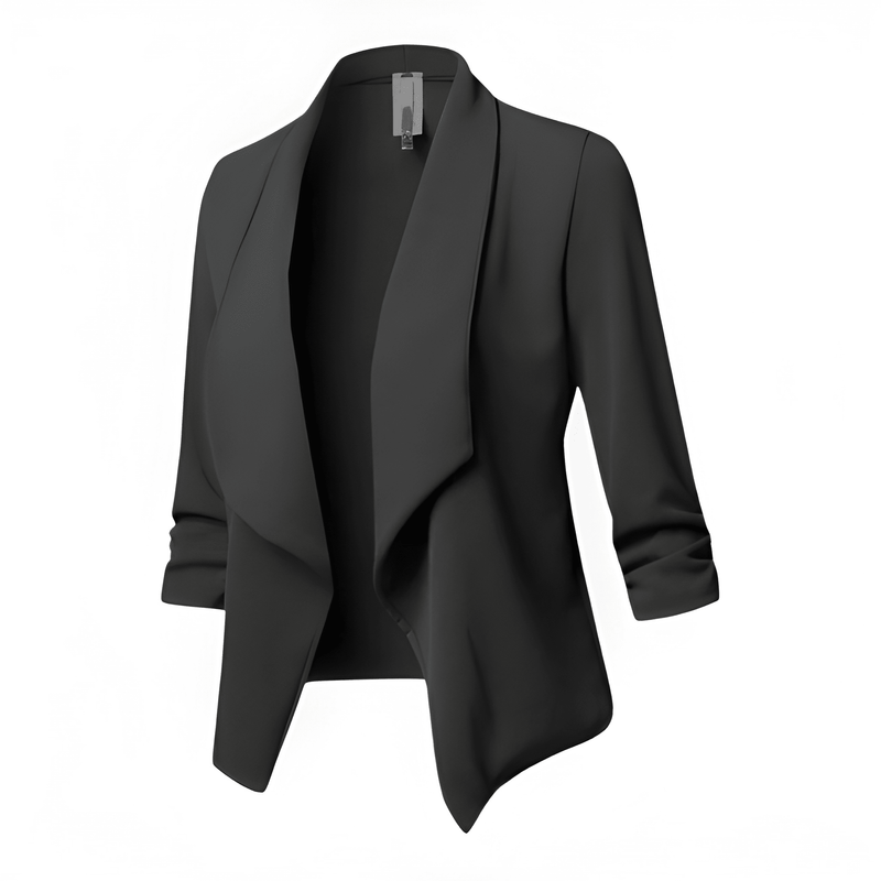 Vinterrock Dam | Långärmad Jacka | Elegant Blazer för Formell Stil