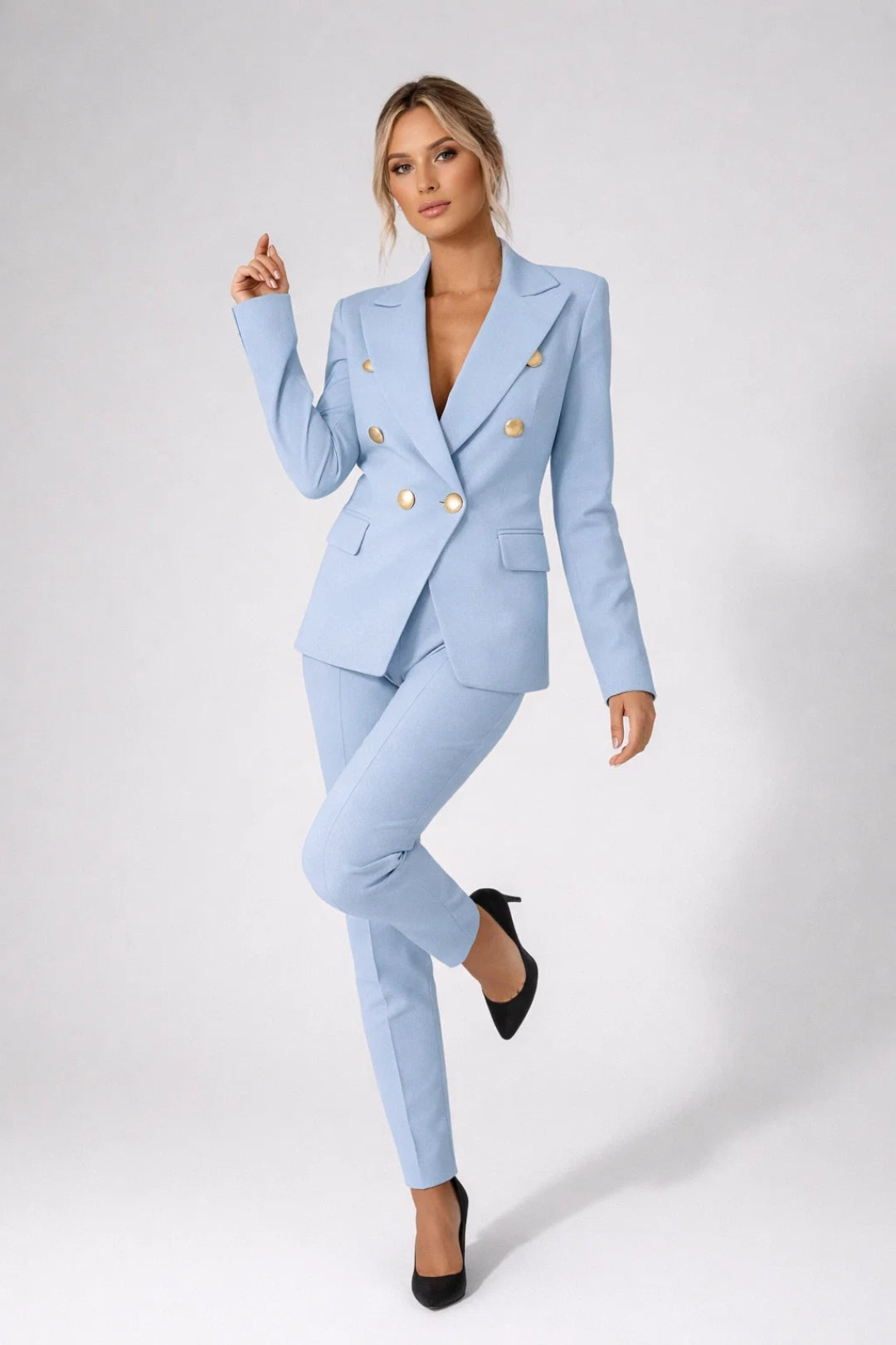 Dam Set | Elegant | Med Knappar | Sommar