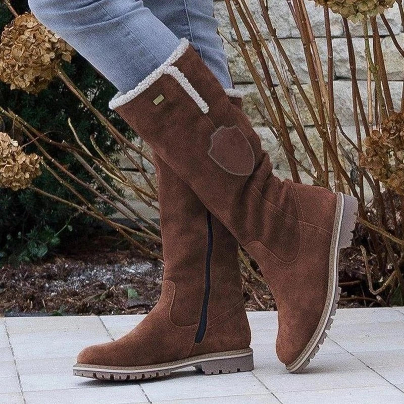 Skor för Vinter | Höga Snowboots Dam | Plattform & Sidodragkedja