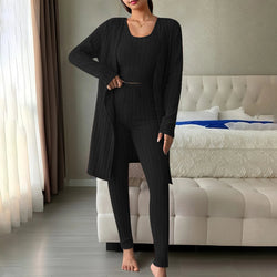 Loungewear-set för kvinnor | 3-delat | Stickat & mysigt | Ultimate Comfort