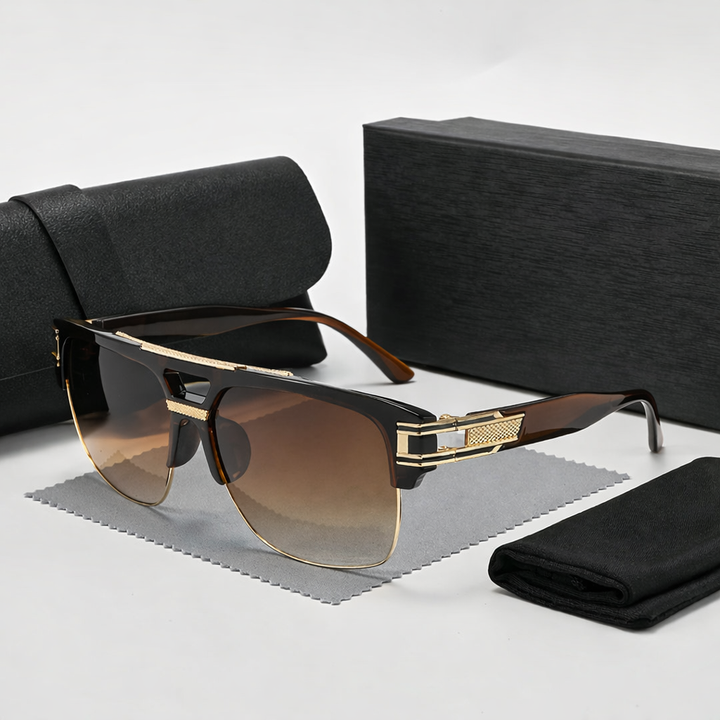 Herr Solglasögon | Retro Elegant | Smal Ram | Sommar
