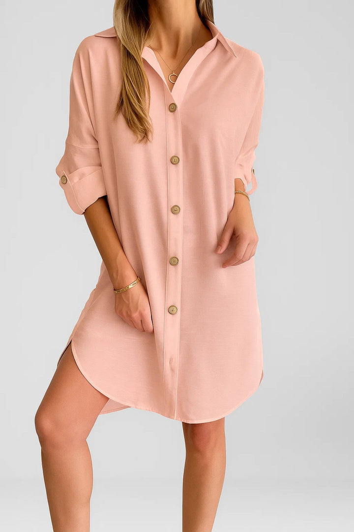 Dam Klänning | Oversized | Knappar | Sommar