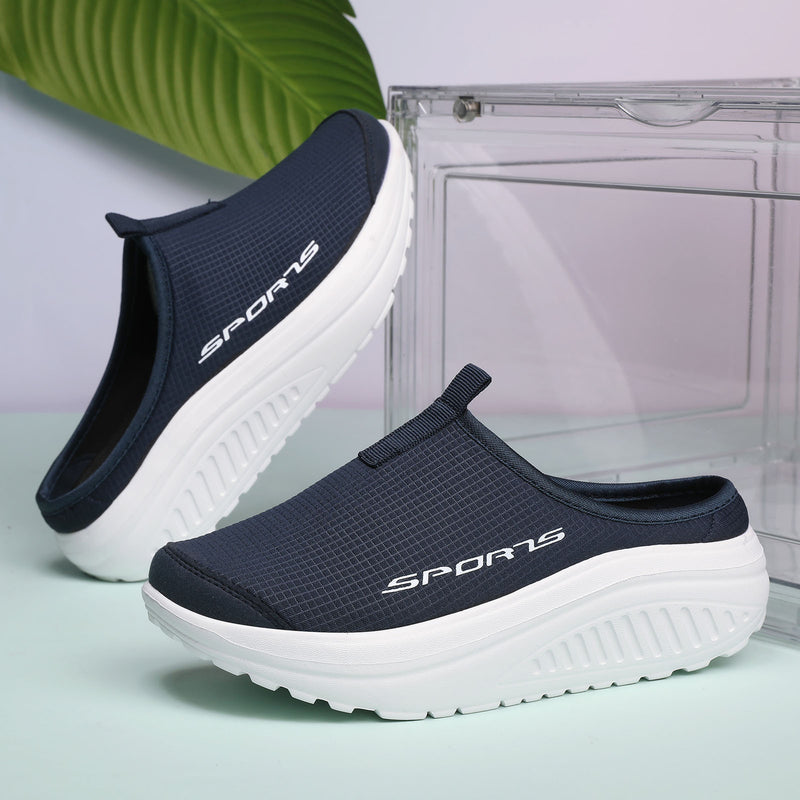 Dam Sandaler | Andningsbar Mesh & Slip-on | Halvklack & EVA-sula | Sommar & Bekväm Passform
