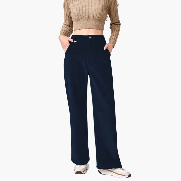 Dam Byxor | Wide Leg | Hög Midja | Sommar