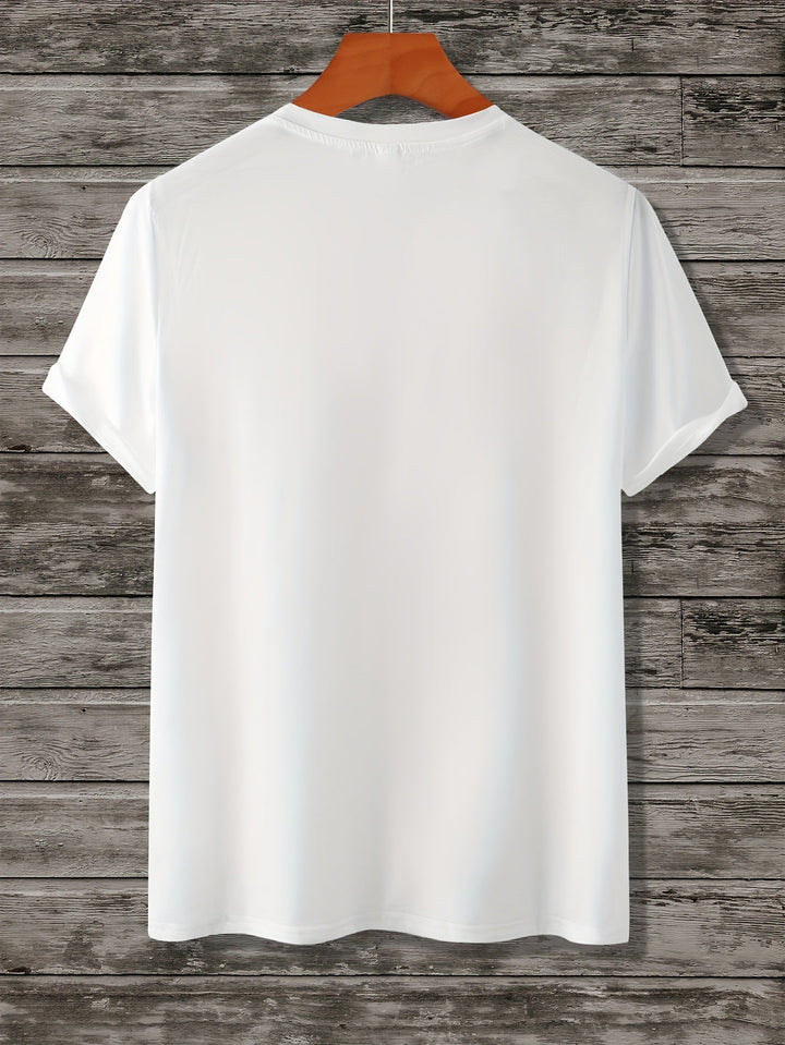 Herr T-shirt | Oversized Streetwear | Kort Ärm | Sommar