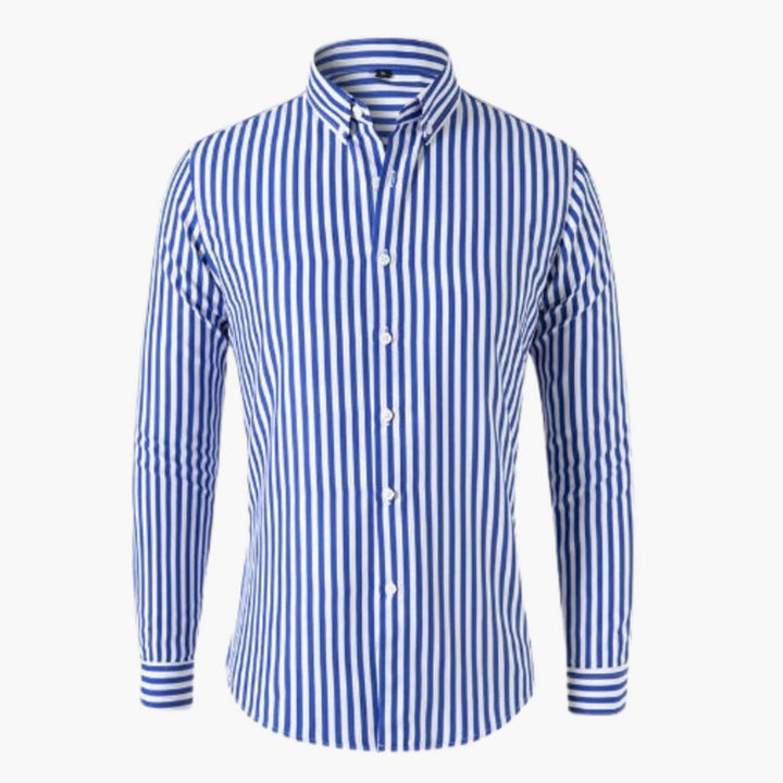 Herr Skjorta | Elegant | Randig Design | Sommar