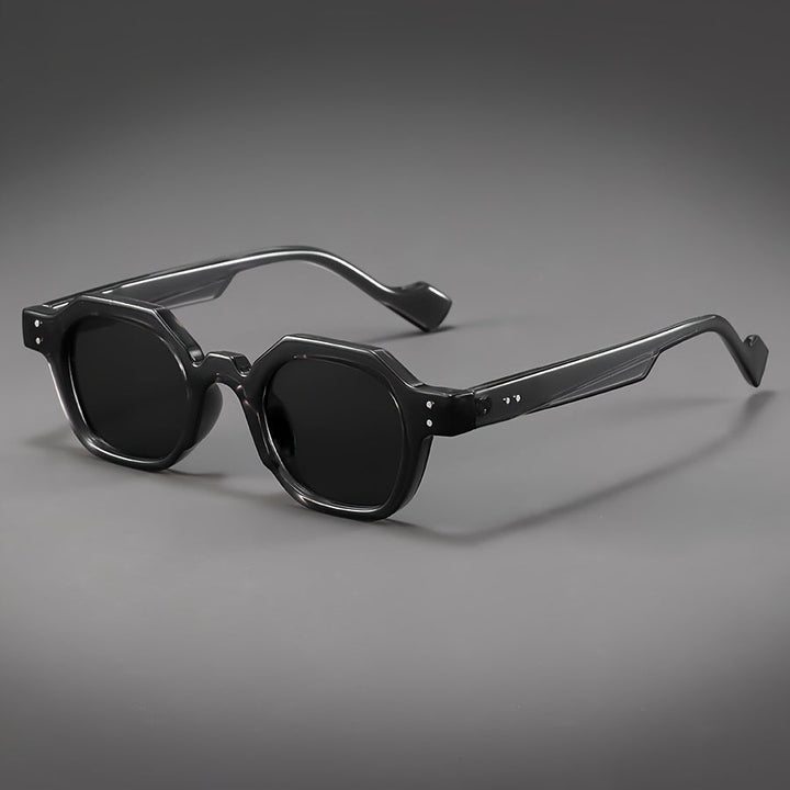 Herr Solglasögon | Vintage Retro | Rund Design | Sommar