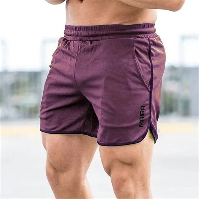 Herr Sportshorts | Slimfit Kort | Elastisk Midja | Sommar