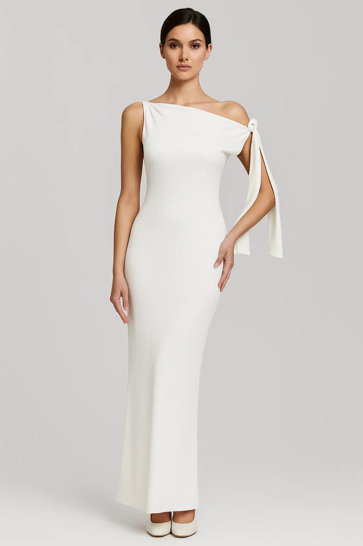 Damklänning | Elegant Figurnära | One Shoulder | Sommar